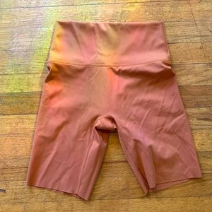 Offline by aerie bike/jogging shorts medium burnt orange